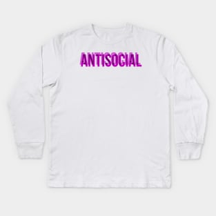 ANTISOCIAL Kids Long Sleeve T-Shirt